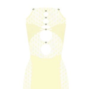 Yellow Jetta jumpsuit  Cutout